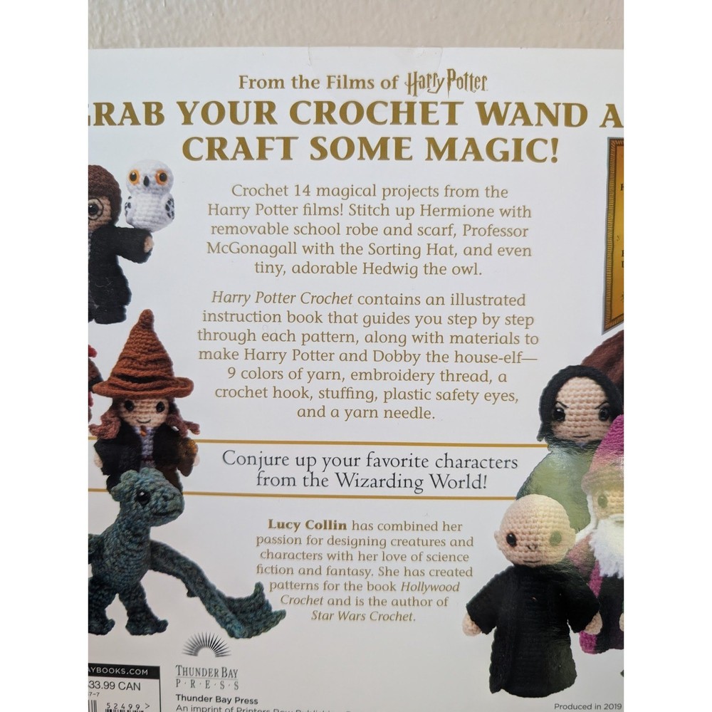 Harry Potter Crochet Craft Kit Dobby with Instruction Booklet Yarn Stuffing Hook