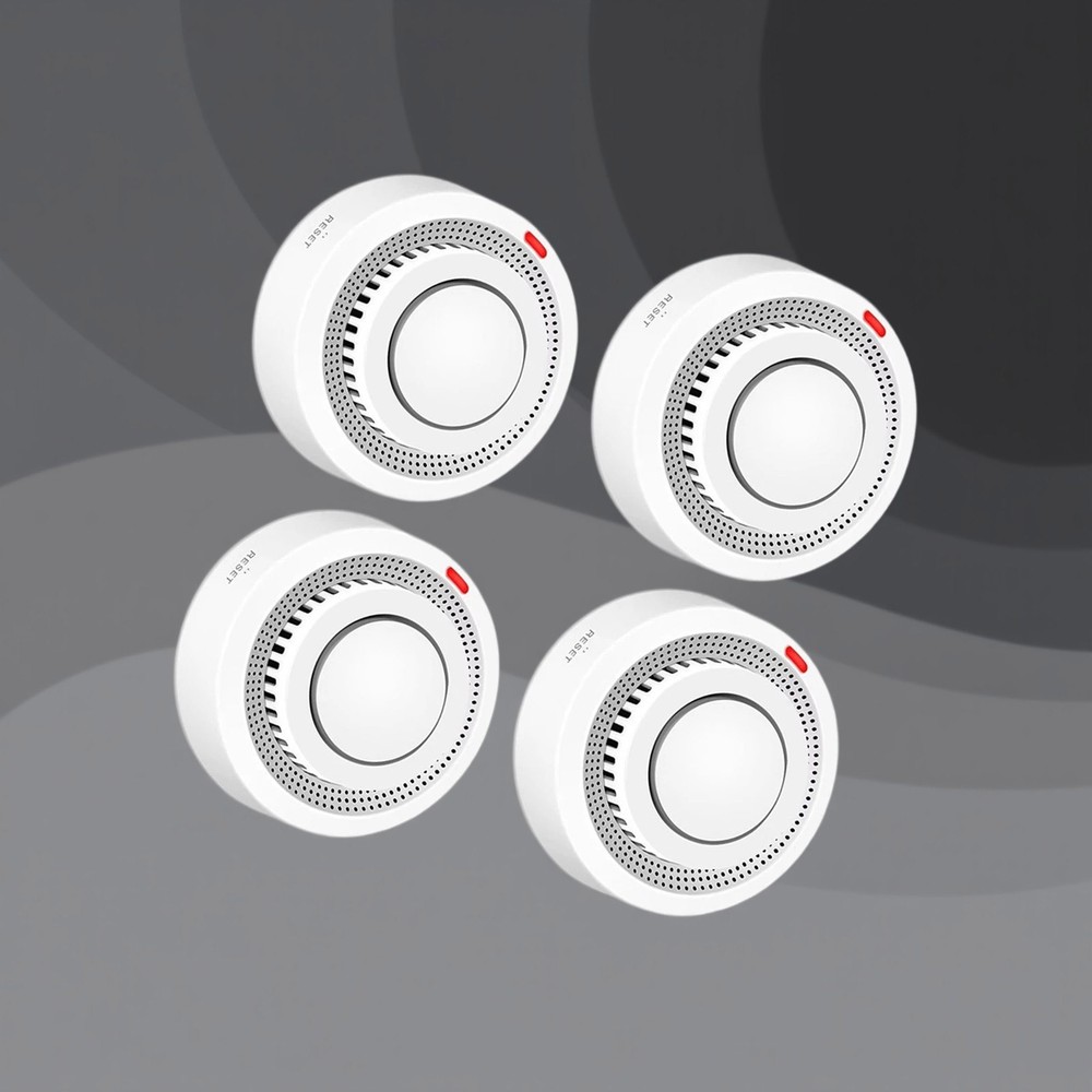 Tuya Smart WiFi Smoke Sensor Fire Protection 85dB Sound Security System Control