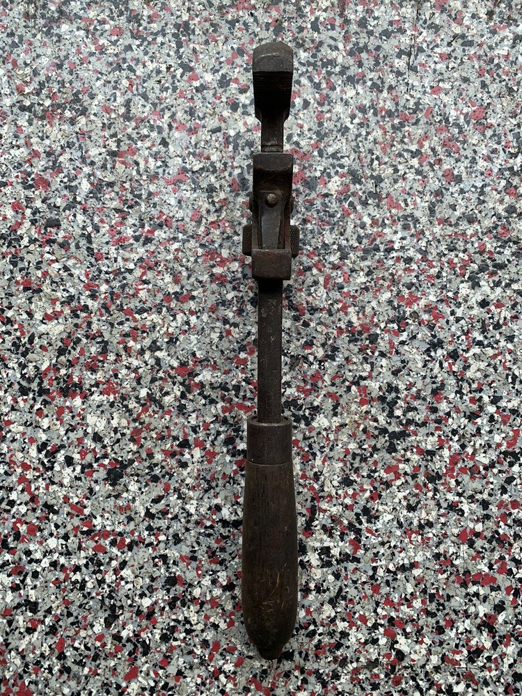 Vintage Monkey Pipe Wrench Antique Tool