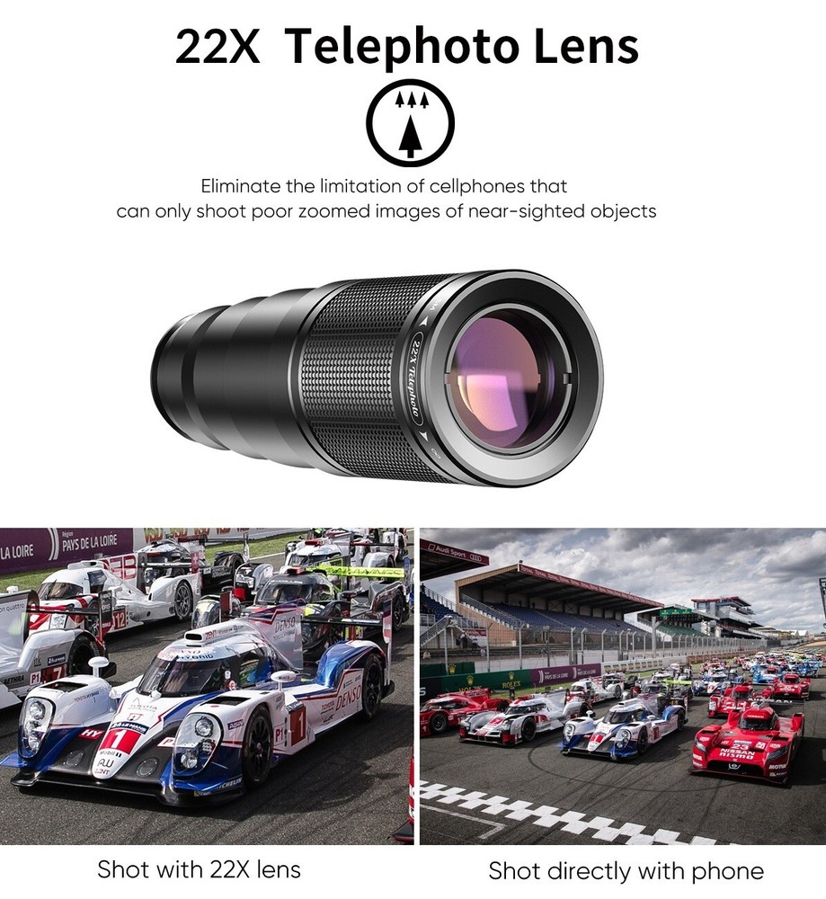10 in 1 Phone Lens Set for iPhone / Samsung / Google