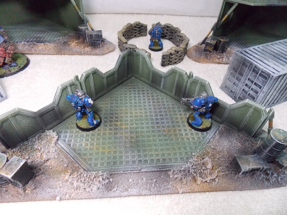 WARGAMING TERRAIN PAINTED BUNDLE 9 PIECE SET...ADVANCE ORDERS