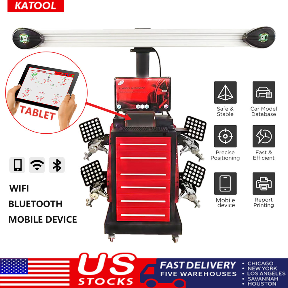 KATOOL 3D Wheel Alignment Machine Fully Automatic Tracking Tire Aligner System