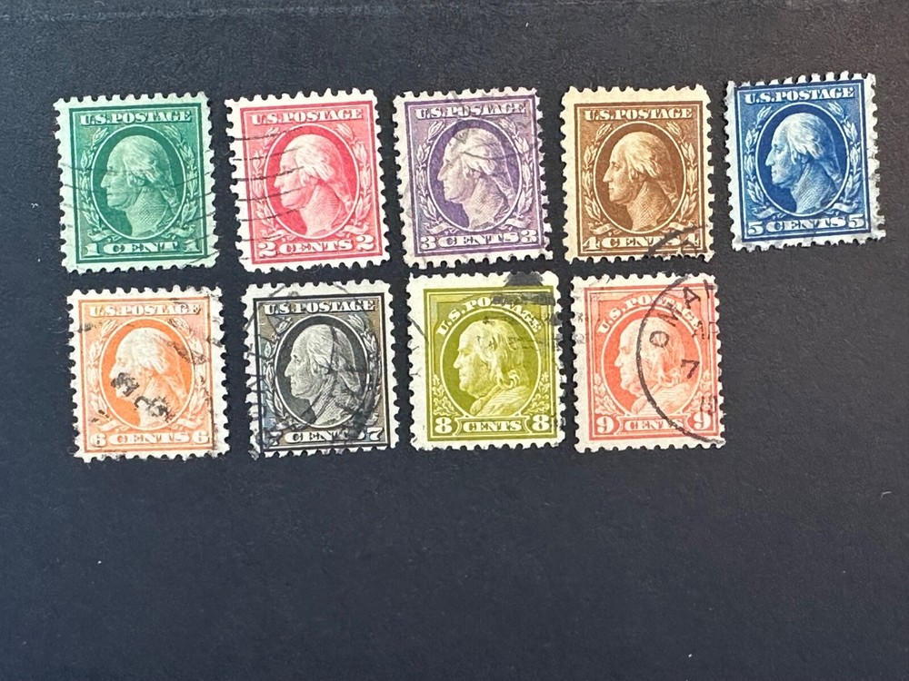Scott # 424-32 2024 Scott Catalogue Value $ 21.30