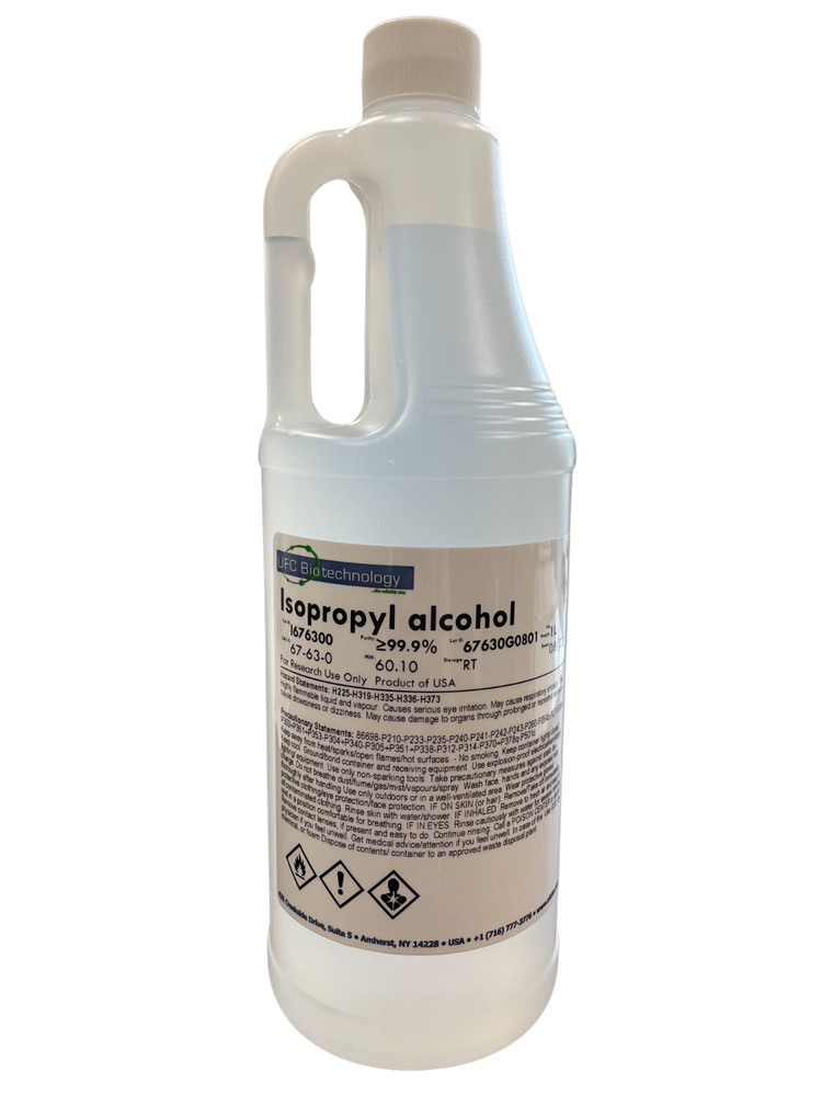 99.99+% Isopropyl Alcohol Technical Grade IPA - 1 Liter