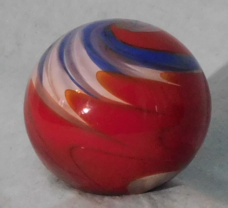 Andy Davis Contemporary Handmade Marble, 1 3/4" Diameter, #9159B