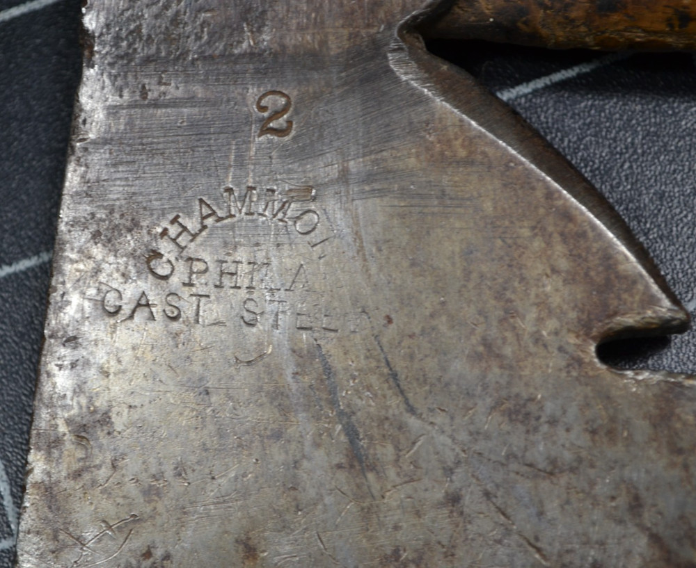 C. HAMMOND - PHILADELPHIA, PA. - #2 - HALF HATCHET - 1869-1908