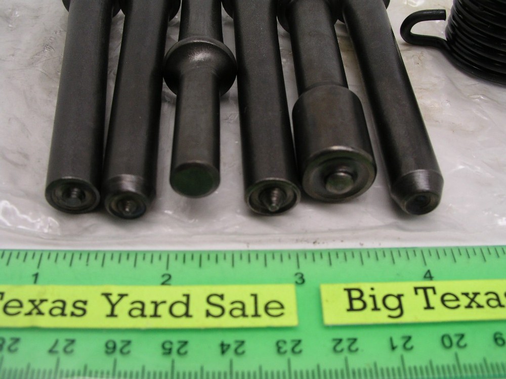 7 pc Air Hammer Rivet Set Kit