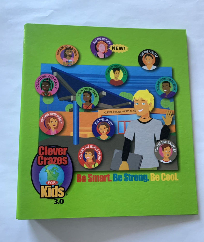 CLEVER CRAZES for Kids  3.0 Ring Binder 2 inches