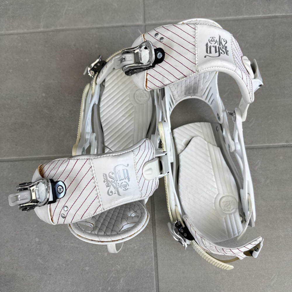 K2 Tryst Women’s White Binding Size M Harshmellow Ultimate Damping