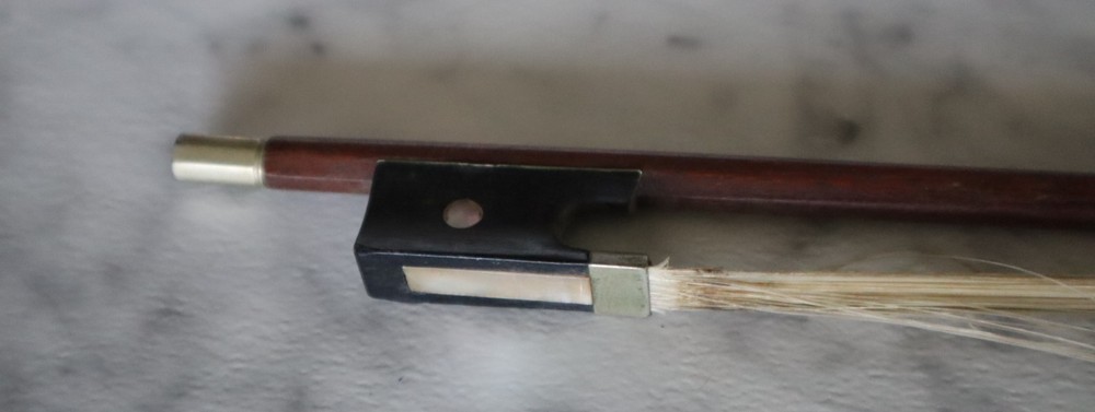 Antique mahogany violin bow
