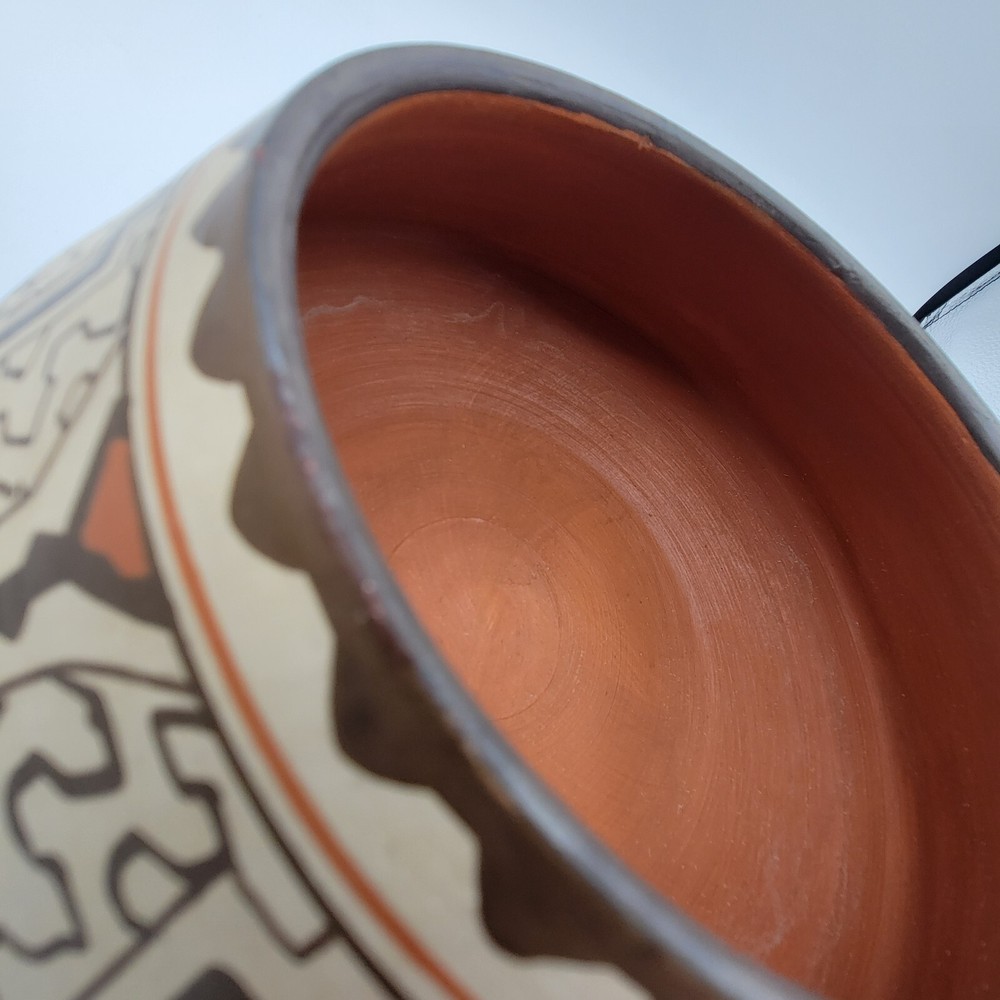 Shipibo Conibo Peruvian Pottery Bowl Handmade