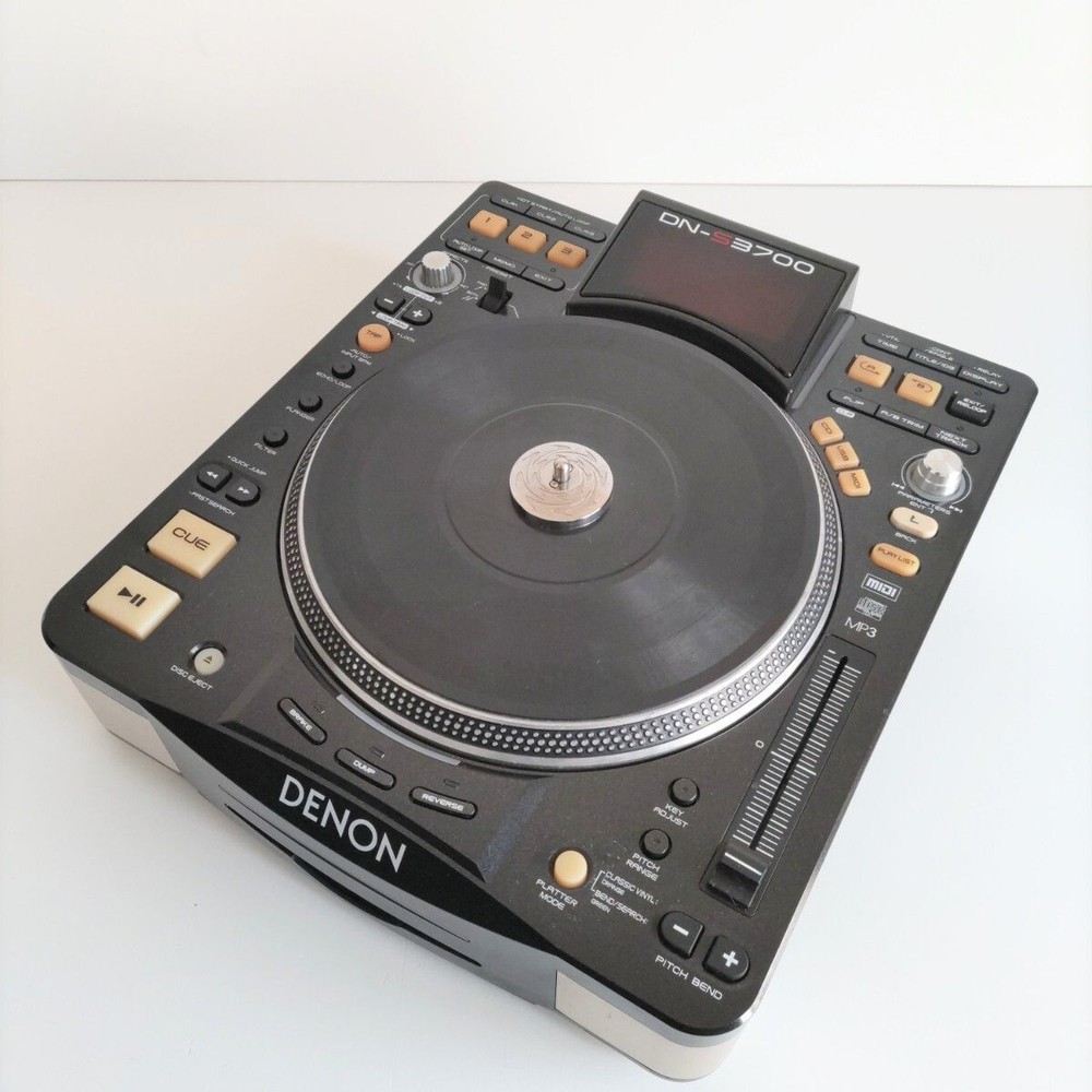 Denon DN-S3700 USB Media and CD Player Deck Motorized DJ Turntable working