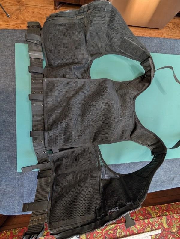 Drago Gear Black Zip Up Tactical Vest