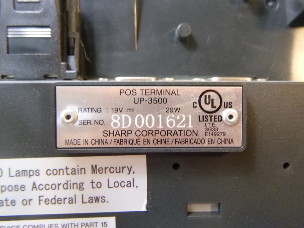 Sharp UP-3500 series POS Terminal