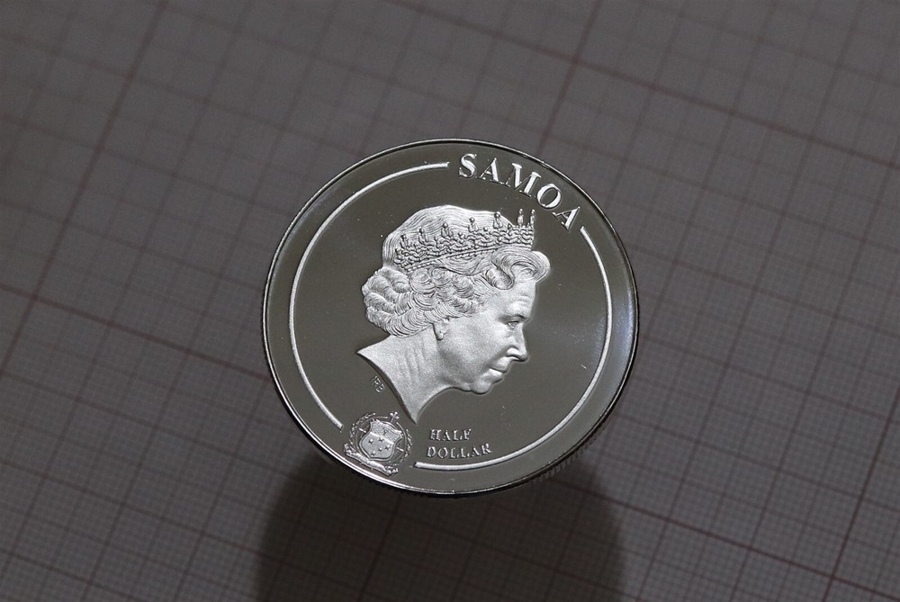 🧭 🇼🇸 SAMOA 2020 Official Licenced Harry Potter Half Dollar Silver Plated B79