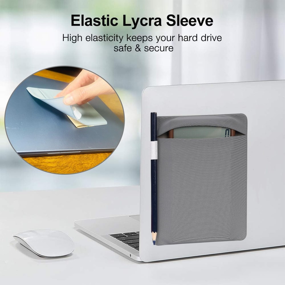 Portable External Hard Drive Organizer, Pouch Holder for Computer Accessories...