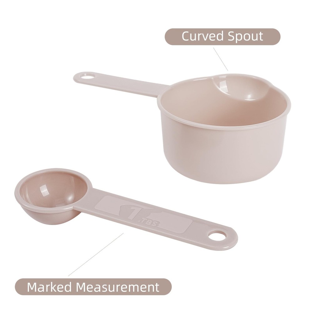 11 PCS Measuring Spoons and Cups Set Stackable Nesting Kitchen Tools