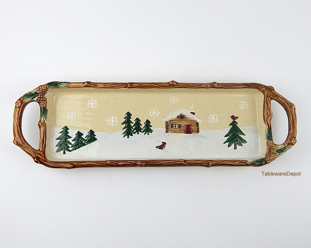 St. Nicholas Square, HEARTLAND, 15" Rectangular Tray, MINT/UNUSED Condition!