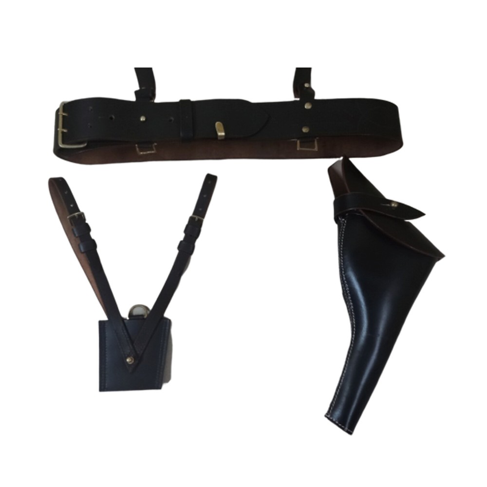 Sam Browne Belt with Shoulder Strap Dark Brown Reproduction Size 100 CMS e784