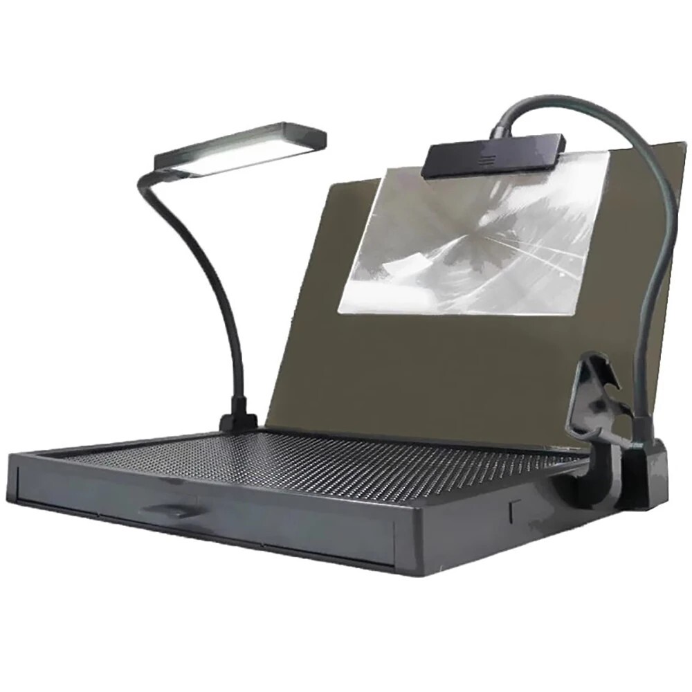 KJ019 Model Making Workbench with DC 5V LED Light Magnifying Glass