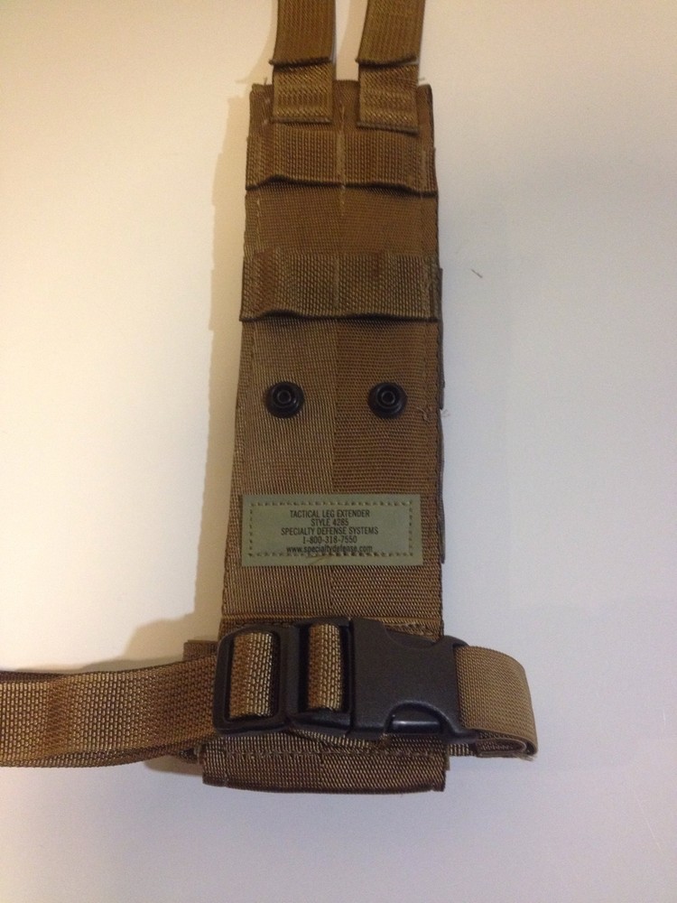 Tactical Leg Extender Coyote MOLLE Military Surplus