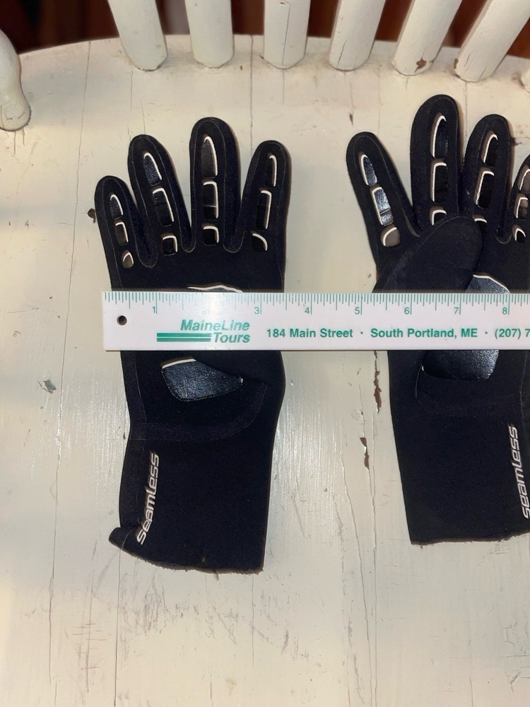 Camaro Seamless Black Diving Dive Gloves Small