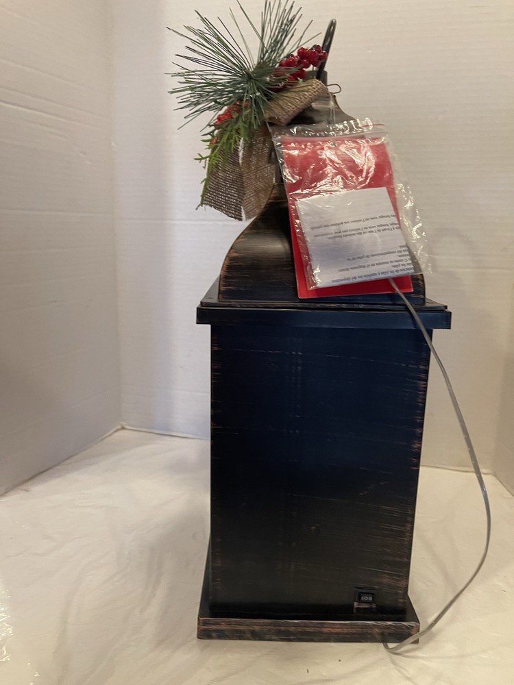 Log fire Lantern with 5 hr timer