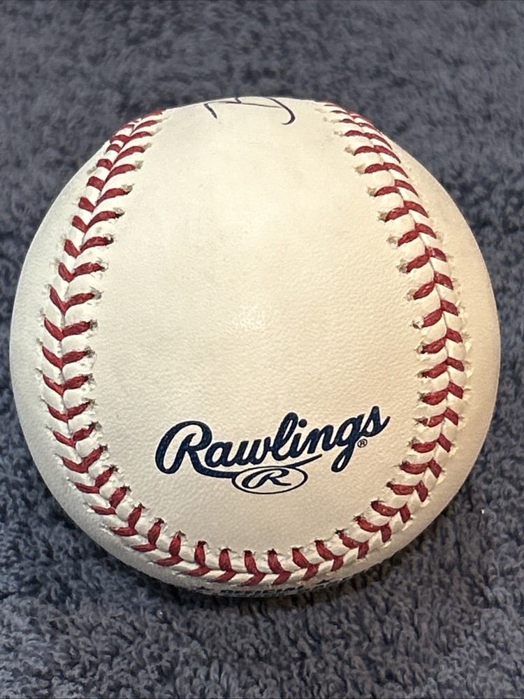 bo porter signed baseball autograph ball auto B