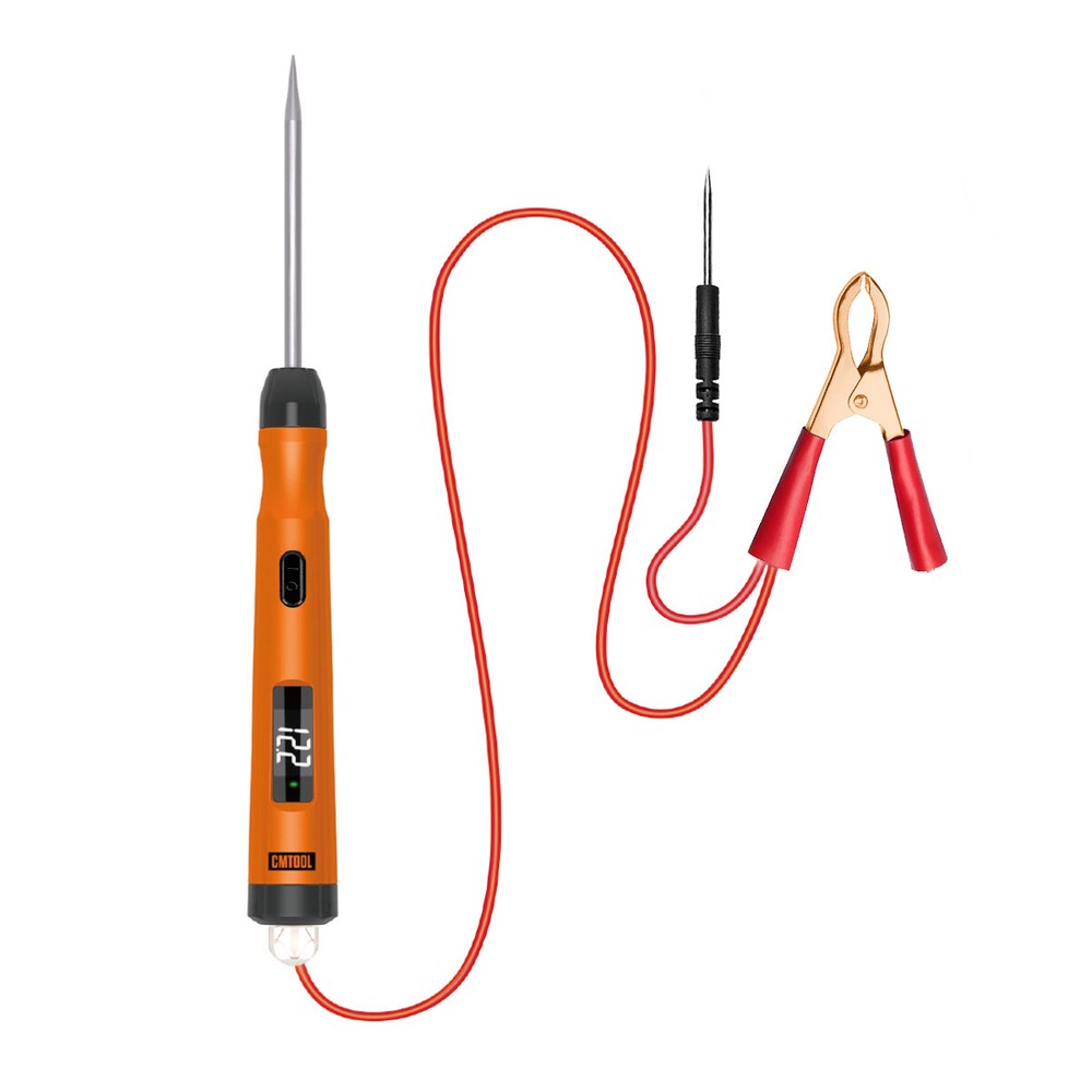 Test Light Car Electrical Circuit Test Pen Continuity Test Probe 6V 12V 24V DC