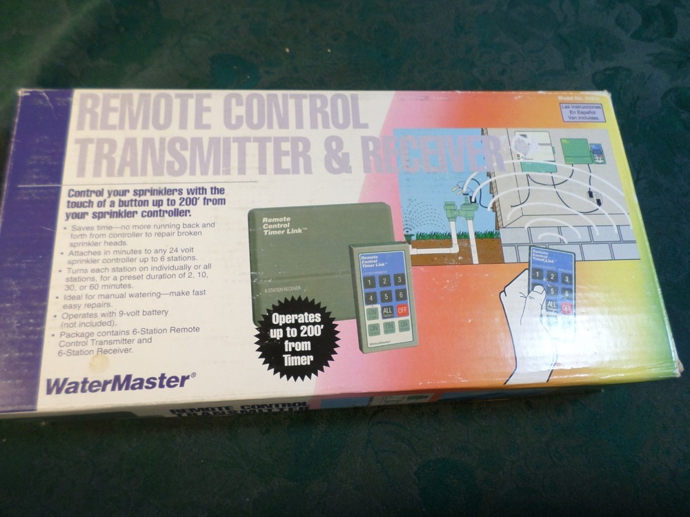 6 Station Orbit WaterMaster Sprinkler Remote Control Transmitter/Receiver-57013
