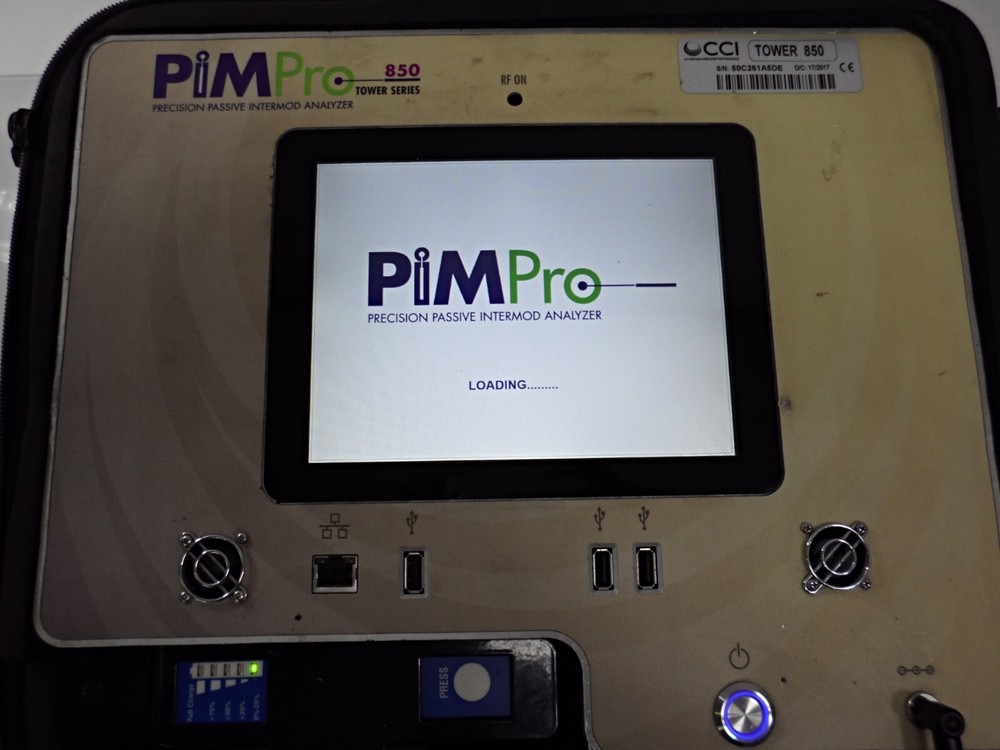 (AS-IS) CCI PIMPRO Tower 850 Precision Passive Intermod Analyzer, W/acceessories
