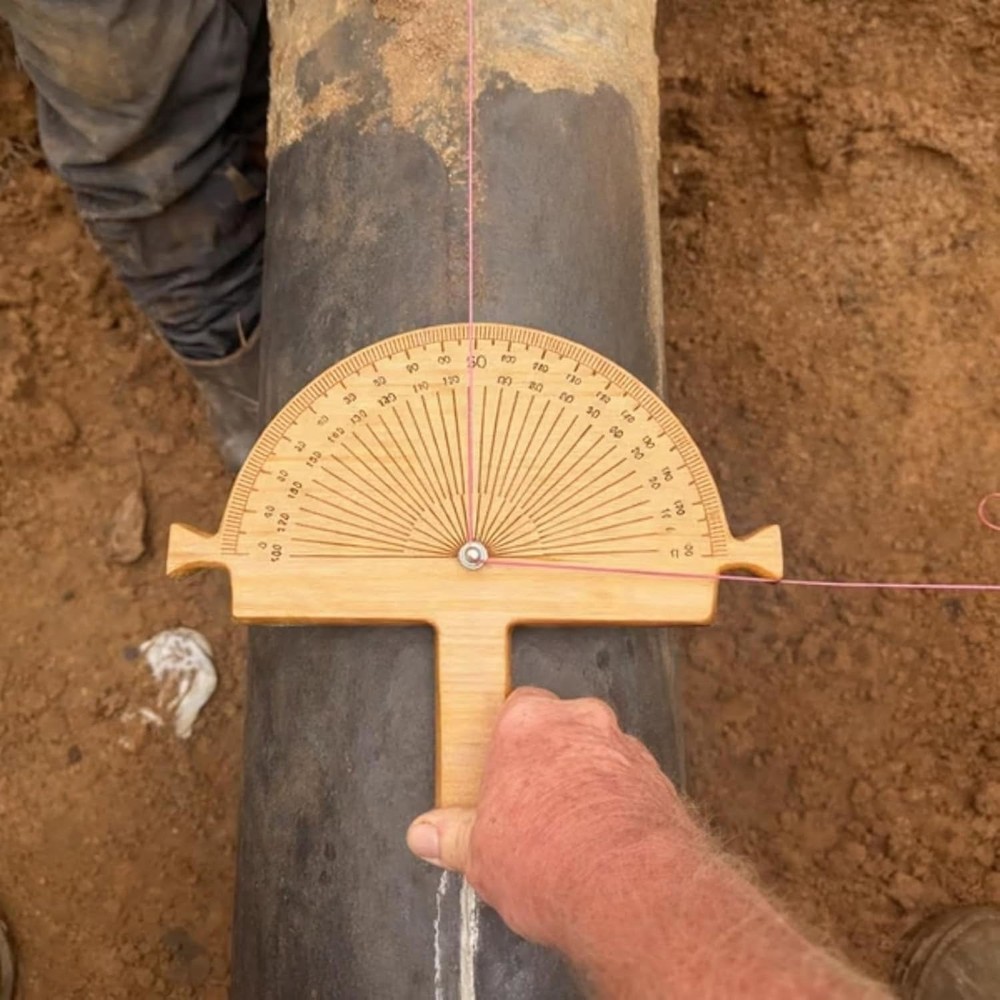 Wooden Angle Finder Tool – Precision String Line Angle Finder US