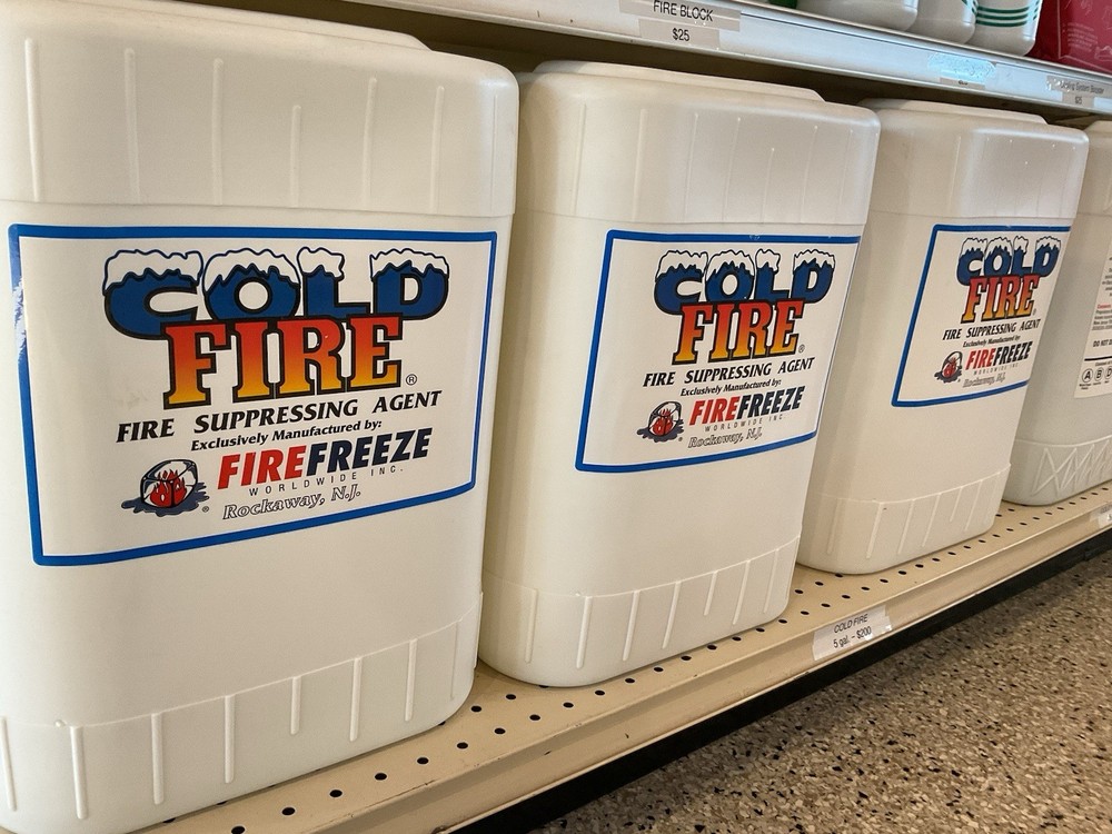 FIREPRO FIRE EXTINGUISHER Filled Stainless Steel EASILY REFILLABLE