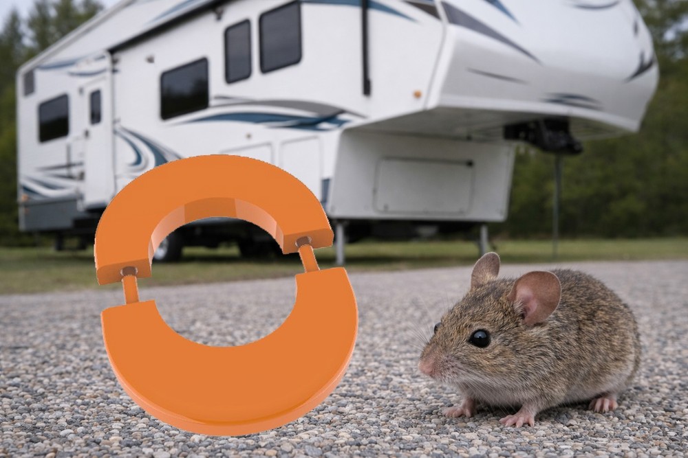 RV CAMPER Mouse Rodent Pest Deterrent for Lippert Camper Frames 3D Printed READ