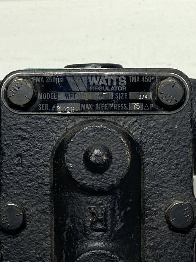 Watts Regulator WFT 3/4" New (Open Box)
