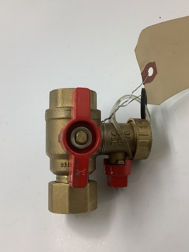 3/4 Inch Brass Tankless Isolation Valve For Tankless Water Heaters 0.92 ID End A