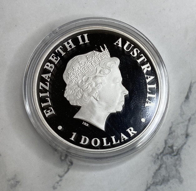 2012 Discover Australia Silver Proof Coin Red Kangaroo With Original Box cd
