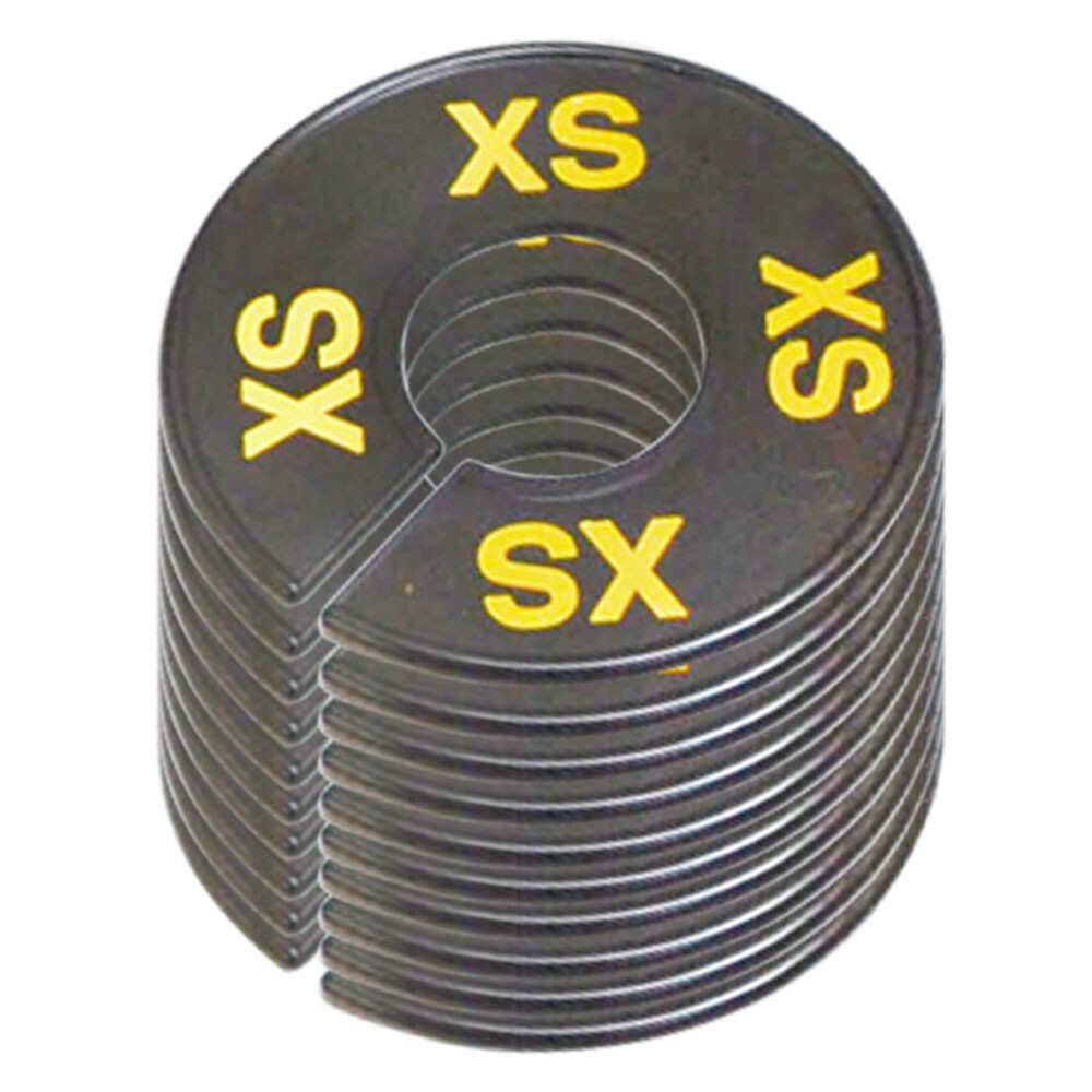 10 pcs Rack Divider Size XS X-SMALL Black Round Ring Sizing Hanger Tag Label