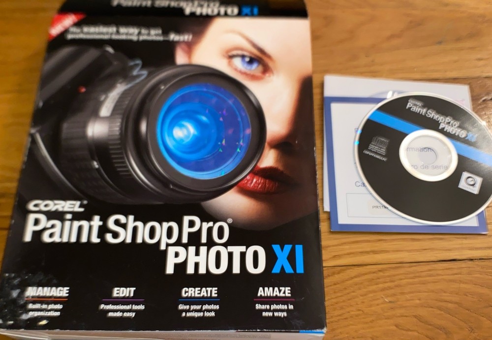 Corel PaintShop Photo Pro XI Software Boxed