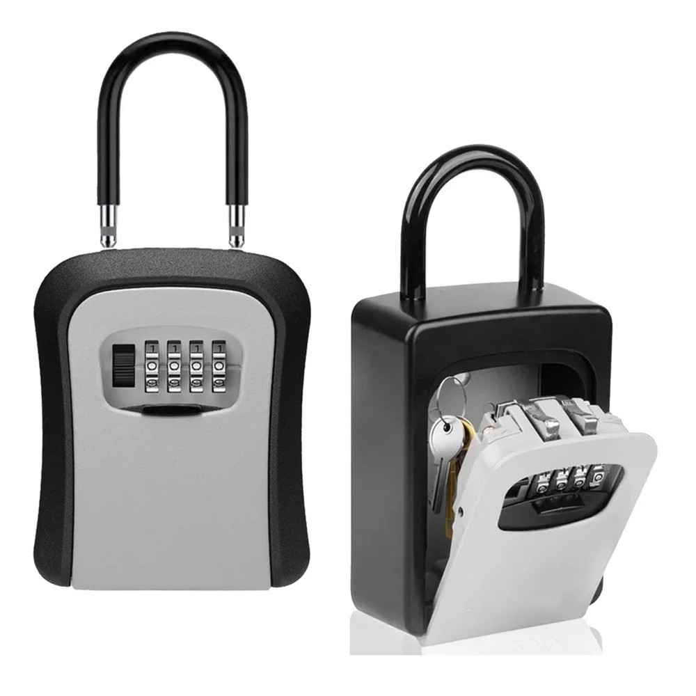 Key Security Storage Box Number Combination Lock Wall Mounted Waterproof