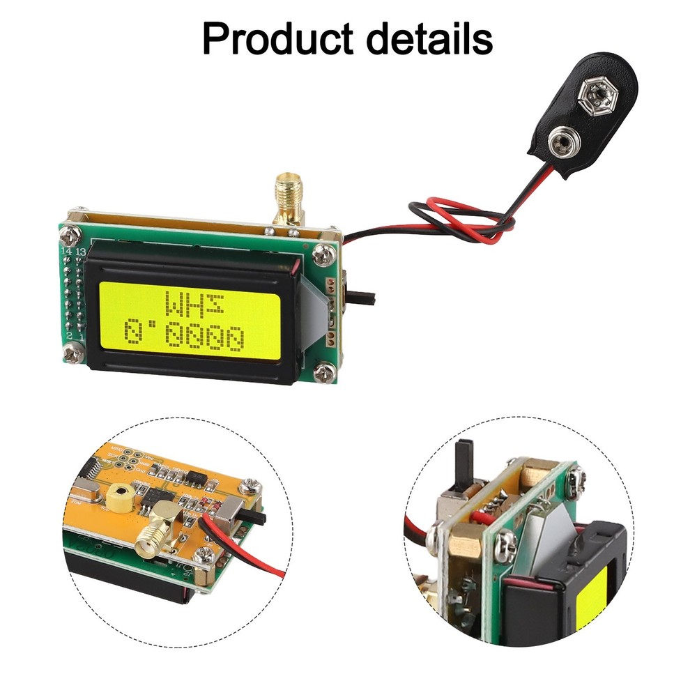 RF Frequency Counter Meter Tester Module for Ham Radio Precise Measurement