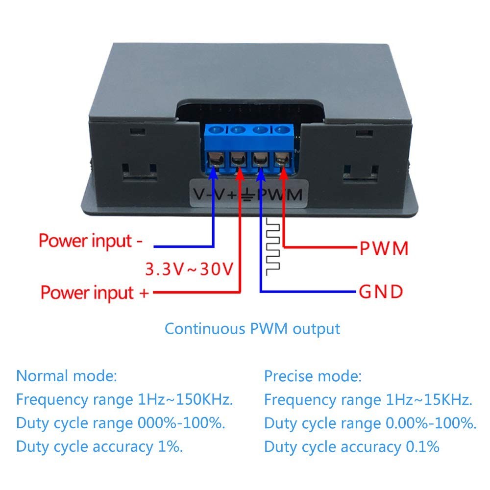 1-Channel PWM Generator with Rotary Switch - Perfect for Testing & Development