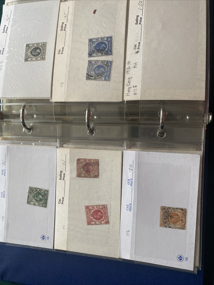 hong kong stamp collection
