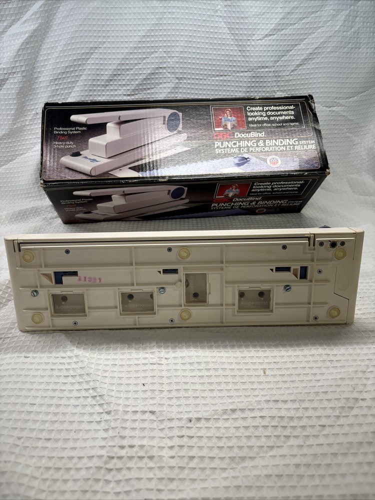 GBC DocuBind Heavy Duty 3-Hole Punch And Binding System