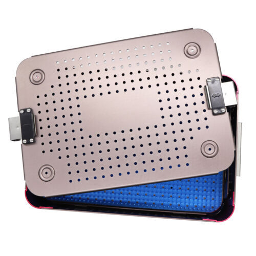 Sterilization Tray Disinfection Case Autoclavable Box For Surgery Instrument. US