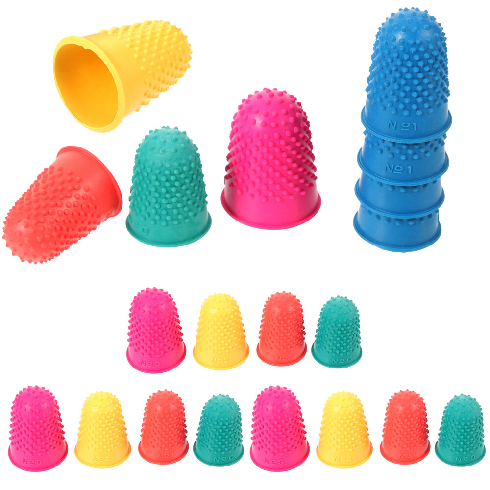 20PCS Rubber Finger Compact Finger Covers Multi-function Finger Protectors