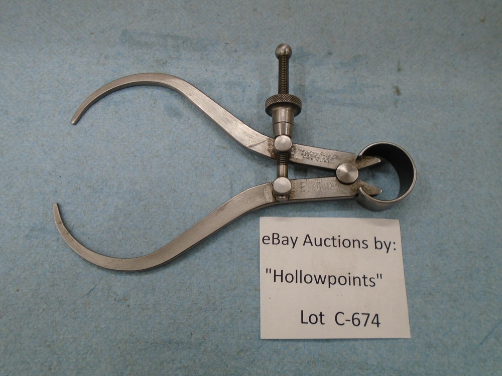 Lufkin No. 41 Outside Spring Type Caliper 4" w/ solid nut C674