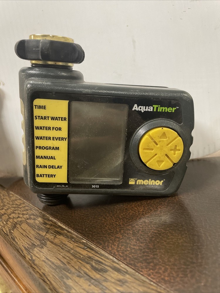 MELNOR AquaTimer 3015 Automatic 1 Outlet Water Timer  LCD Screen *WORKS