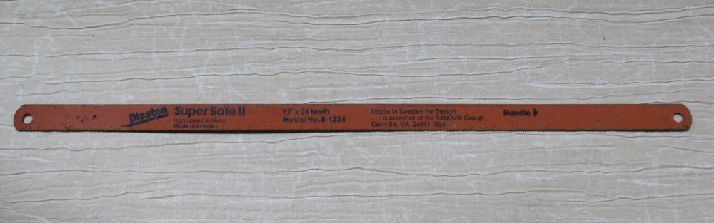 Disston Super Safe II Model B-1224 12" x 24 Teeth