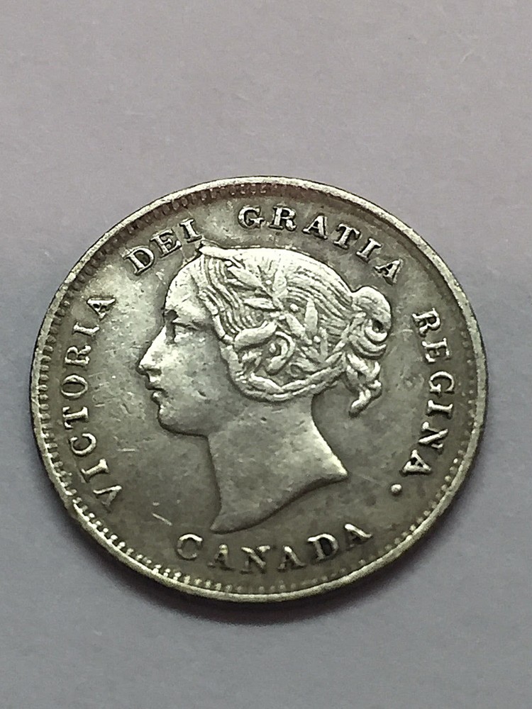 1893 Victoria Five Cent Silver  #1491